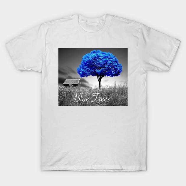 Blues Trees T-Shirt by __offline__